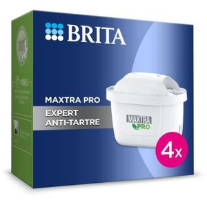 FILTRE POUR CARAFE BRITA Pack de 4 cartouches MAXTRA PRO Expert anti-