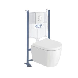 WC - TOILETTES Pack WC suspendu sans bride compact DURAVIT Me by 
