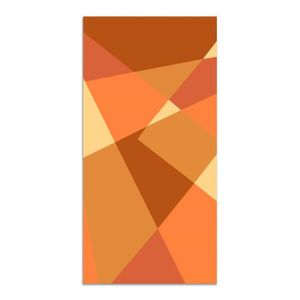 TAPIS DE SOL CAMPING Tapis Vinyle Panorama Géométrie Abstraite Orange 3