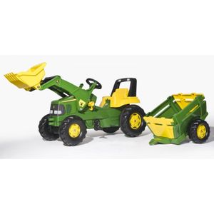 VOITURE - CAMION JOHN DEERE 6210R avec pelle et remorque