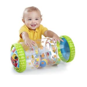 PATAUGEOIRE Rouleau rampant pour bébé SALALIS - PVC - Jouet de développement précoce avec balles et cloches