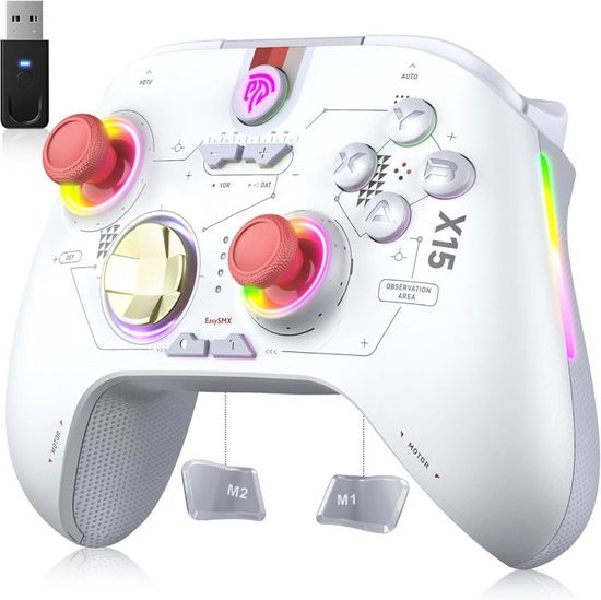 Clé USB Récepteur Sans Fil Pour Manette EasySMX X15 - Compatible PC, Switch, Plug And Play, Portée 10 Mètres - 9