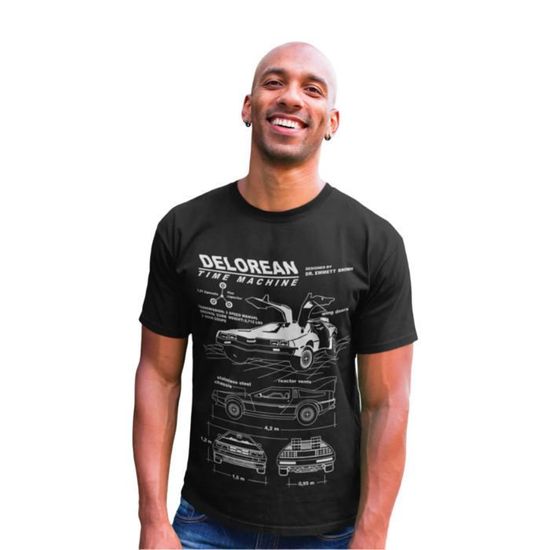 Delorean T Shirt Retour Vers Le Futur T-shirt Retour Vers Le Futur