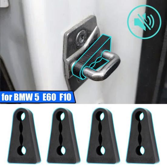 Lot De 4 Amortisseurs Silencieux Pour Serrures De Porte BMW Série 4 F32/M4 (2013-2019) - En Silicone Noir - 2