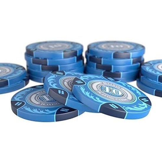 25 Jetons De Poker En Argile Tony Pour Set De Poker Valeur 1014G 4Cm De Diamètre Couleur