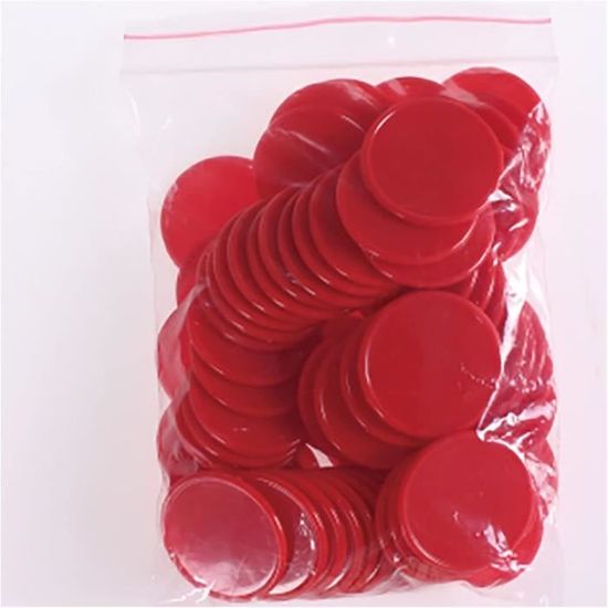 100 Pièces Frites Jetons De Comptoirs En Plastique Jetons De Jeu