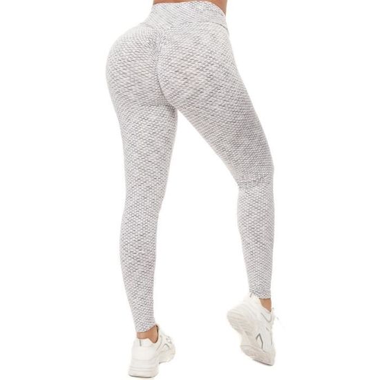 FAIWAD Leggings d'Entraînement pour Femmes Taille Haute Lissage des Fesses Gym Yoga Pantalons Extensible Coupe Ajustée Compression Collants