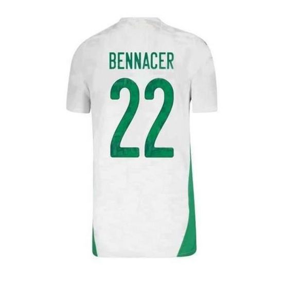 Flocage OM 2024/25 – BENNACER N°22 – Officiel Monblason – Maillot Domicile Thermocollant