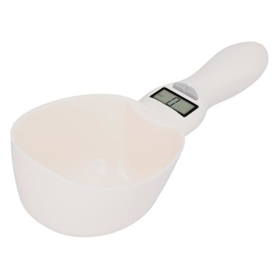 Cuillère Balance électronique LCD Pour Aliments Chien/chat - Capacité 250 Ml, Mesure 1g-800g - Détachable, 4 Unités