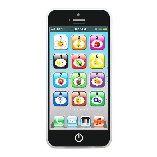 Jouet Téléphone Portable Bébé 1 An - Éveil Sensoriel Avec Lumières Et Sons - Cadeau Rose
