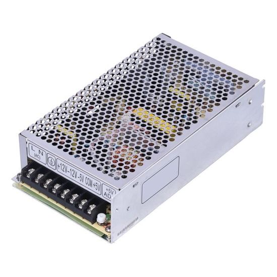 Alimentation à Découpage Double Sortie DC 5 V 4 A 12 V 3 A Tension D'entrée 115 230 VAC D 60 A Économie D'énergie Et Pour Diverses Applications
