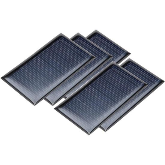 Mini Panneau Solaire Portable 5V 60mA - 68x36 Mm, Pour Projets DIY, Chargeur Solaire, Science - Lot De 1, 5 Ou 10 - 7