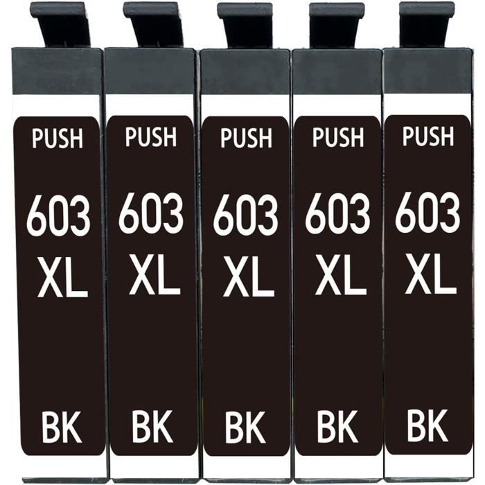 Cartouches D'encre Compatibles Epson XP3105 XP4100 Expression Home 603 XL - Noir Cyan Magenta Jaune - Garantie 2 Ans