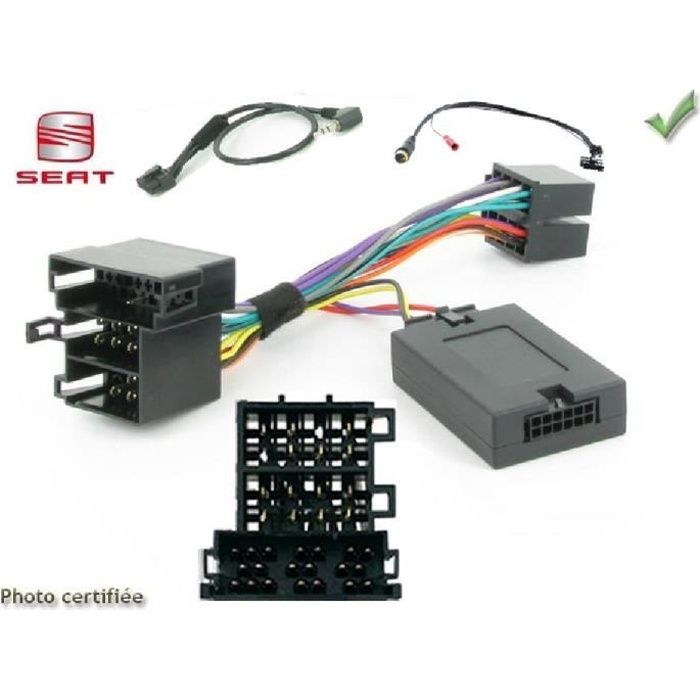 Cde Au Volant PIoneer Seat Ibiza 99-08/ Leon 00-05 ISO - ADNAuto - ADN-CAV