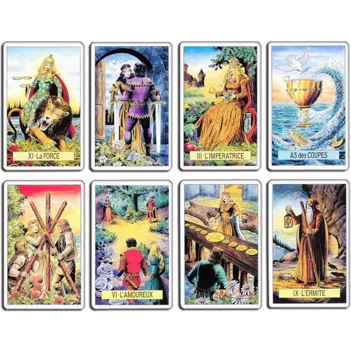 Tarot de l'arc des secrets - Arcus Arcanum - Jeu de 78 cartes divinatoires