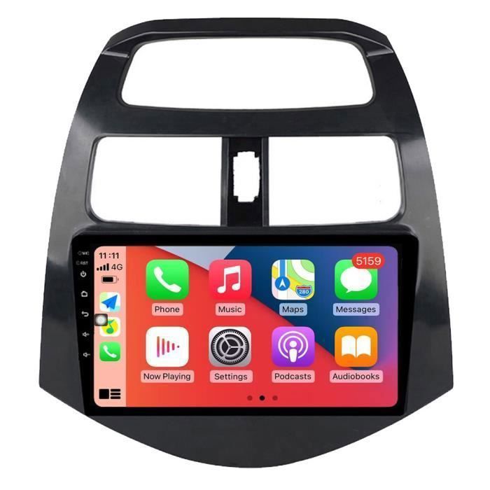 RoverOne Autoradio GPS Bluetooth pour Chevrolet Spark 2010 2011 2012 2013 2014 Android Stéréo Navigation WiFi Écran Tactile