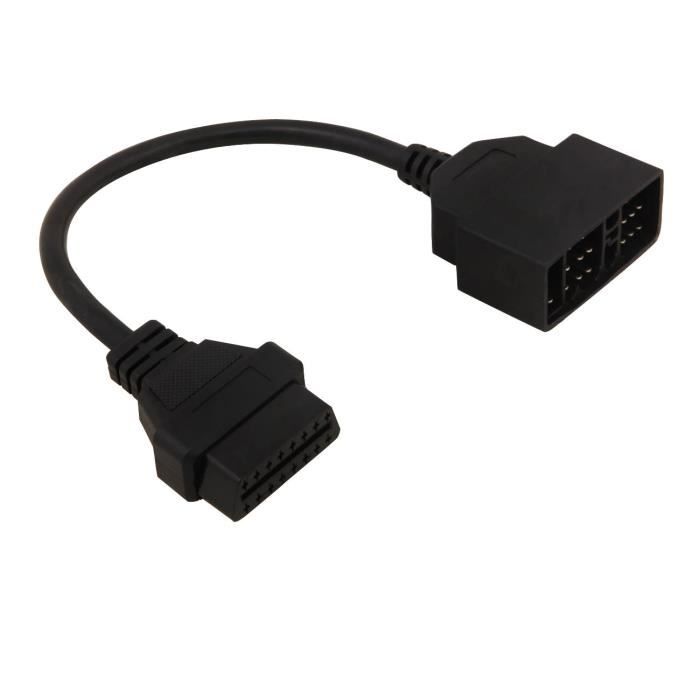 Tera Câble diagnostic auto, câble OBD II / OBD à 16 broches(pins) pour voiture TOYOTA 22 pins