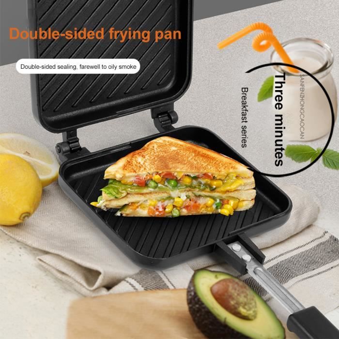 Poêle à frire pliable antiadhésive pour pain grillé à la machine à pain