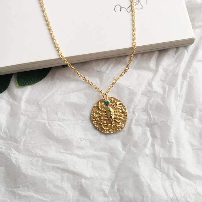 Zodiac Collier Pendentif Signe Du Zodiaque Collier_Argent2