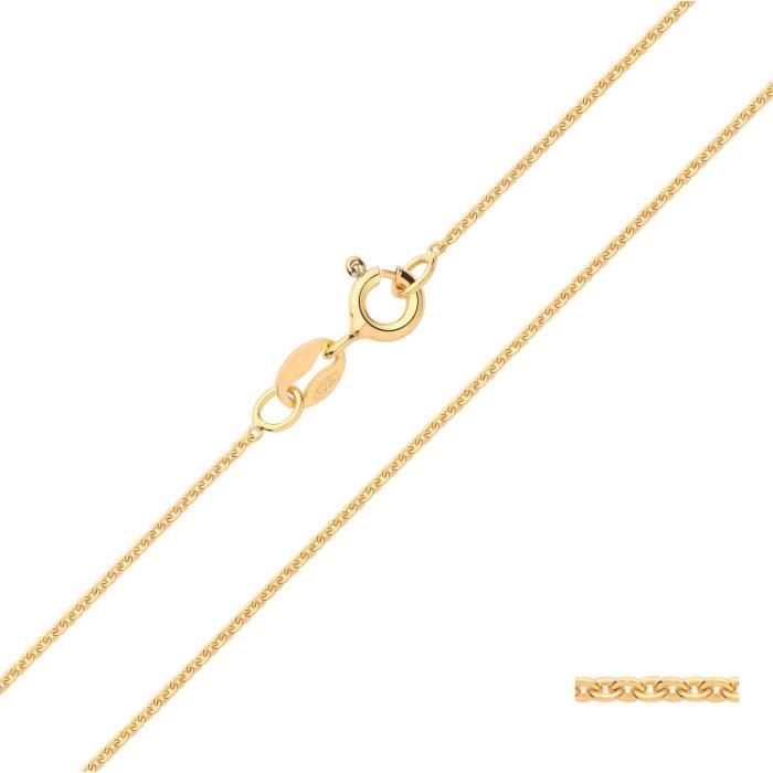 Chaine Rolo Femme Argent Plaqué d'Or 9 ct - 41cm 44946