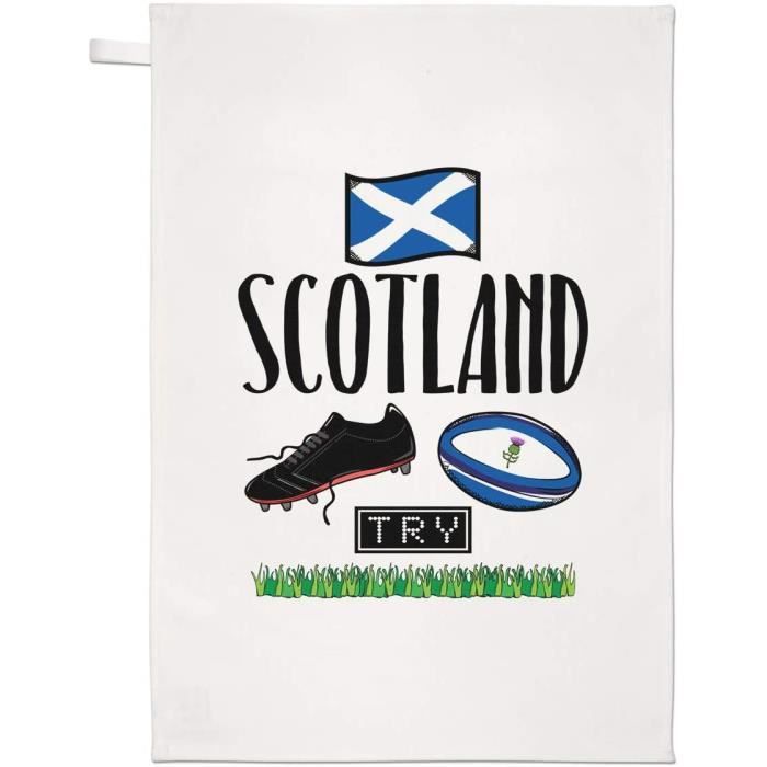 Rugby Écosse Thé Serviette Plat Tissu