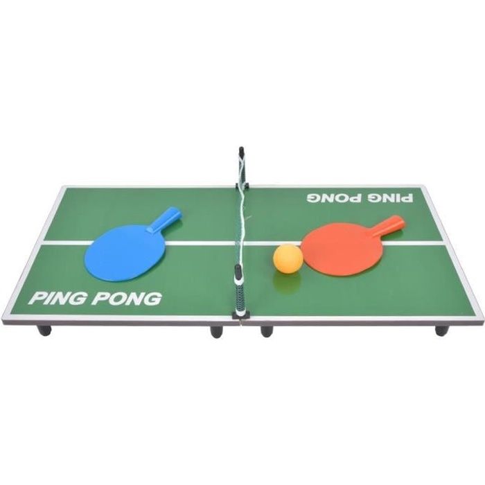Mini jeu de tennis de table, jeu de table intérieur pliant bureau de ping-pong jouet de divertissement parent-enfant