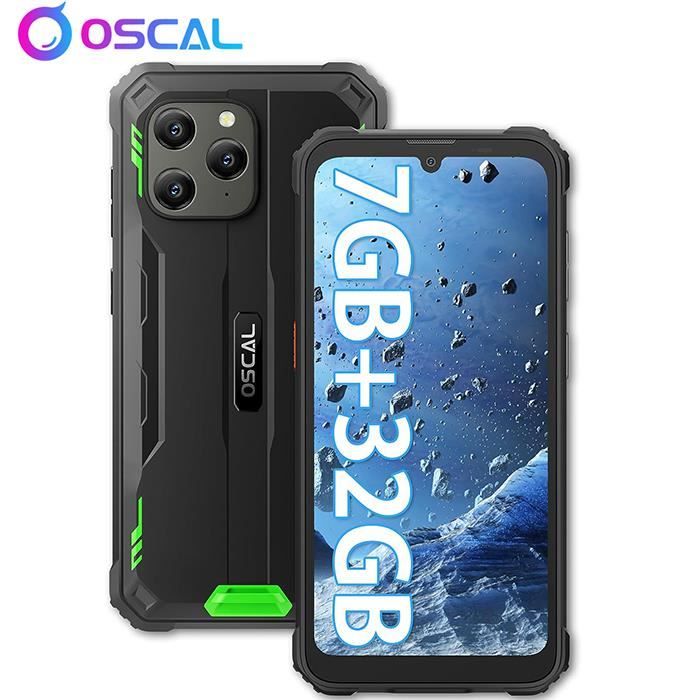 Smartphone Blackview BV6600E 4Go+32Go 5.7Pouces IP68 Etanche Android 11.0 Caméra 13MP+5MP 4G NFC - Vert