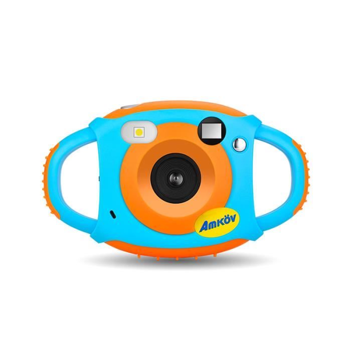 AMKOV Appareil Photo 5 Mega Pixels 1.8 LCD HD Digital Camera Caméra vidéo numérique pour Les EnfantsOrange
