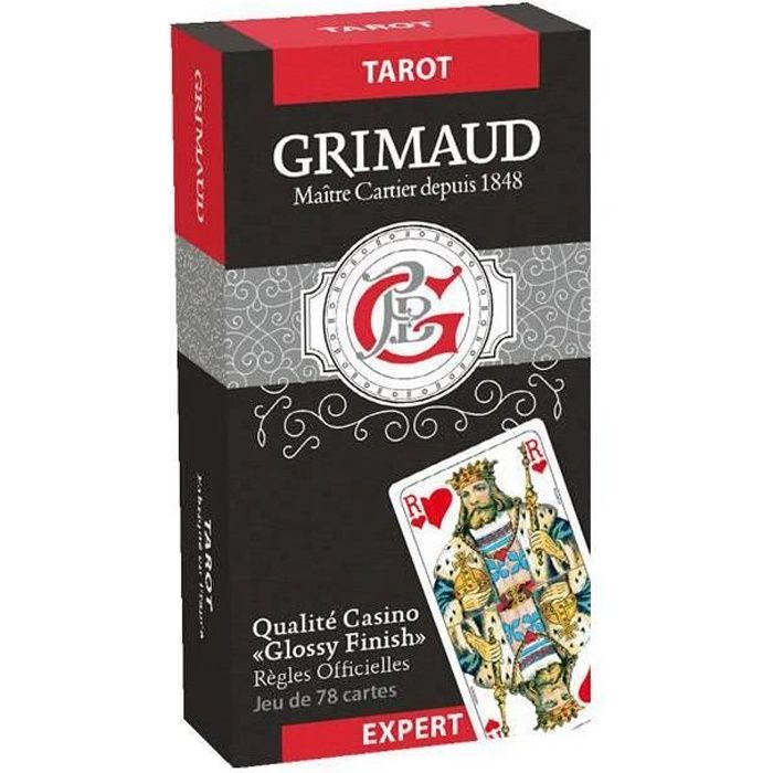 Grimaud Expert Tarot - jeu de 78 cartes cartonnées plastifiées