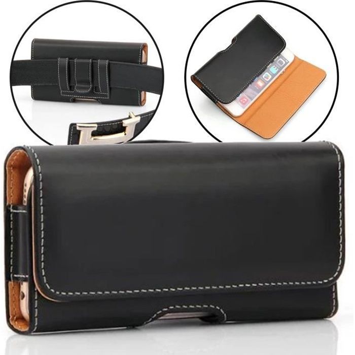 Housse Huawei Y5 2019/ Huawei Huawei Y5 2018/ Honor 8S Coque Luxe PU Cuir Housse Clips de Ceinture Étu -B3