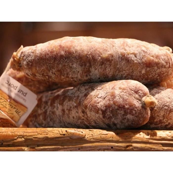 LOT DE 4 SAUCISSONS DE SAVOIE PUR PORC