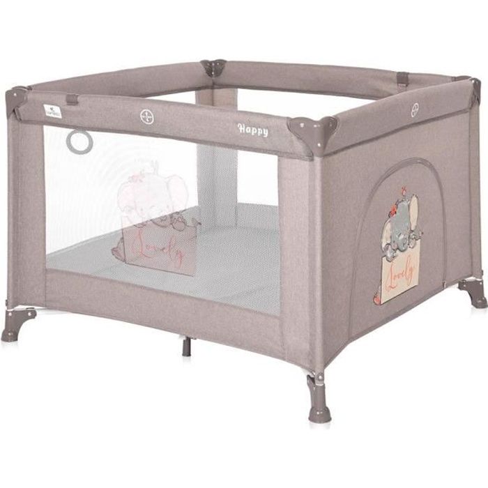 Parc bébé pliant / parc pliable pour bébé Happy GAME ZONE Lorelli beige