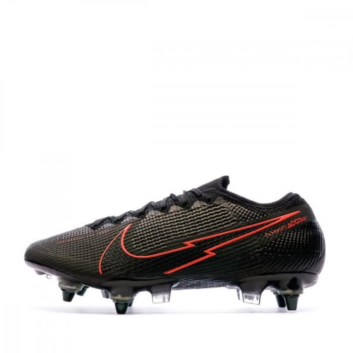 Chaussures de foot Noires Homme Nike Vapor 13 Elite SG-Pro Ac