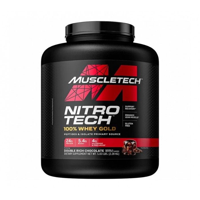 Nitrotech 100%Whey Gold (double Chocolate) - 2,28kg