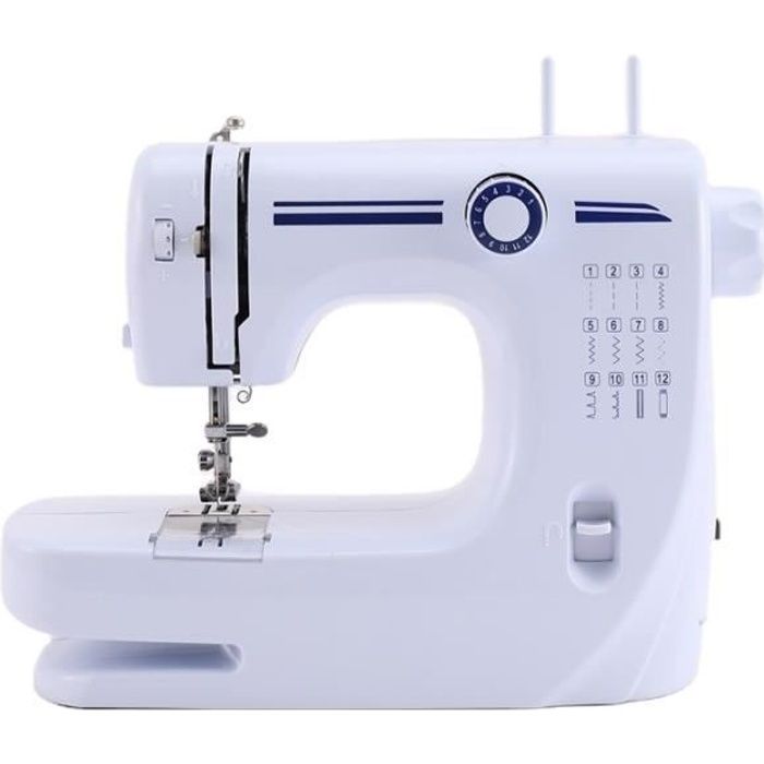 Nidouillet Machine à Coudre pour Débutant avec Kit de Couture y Matériaux de Bricolage du Sac avec 12 Types de Points