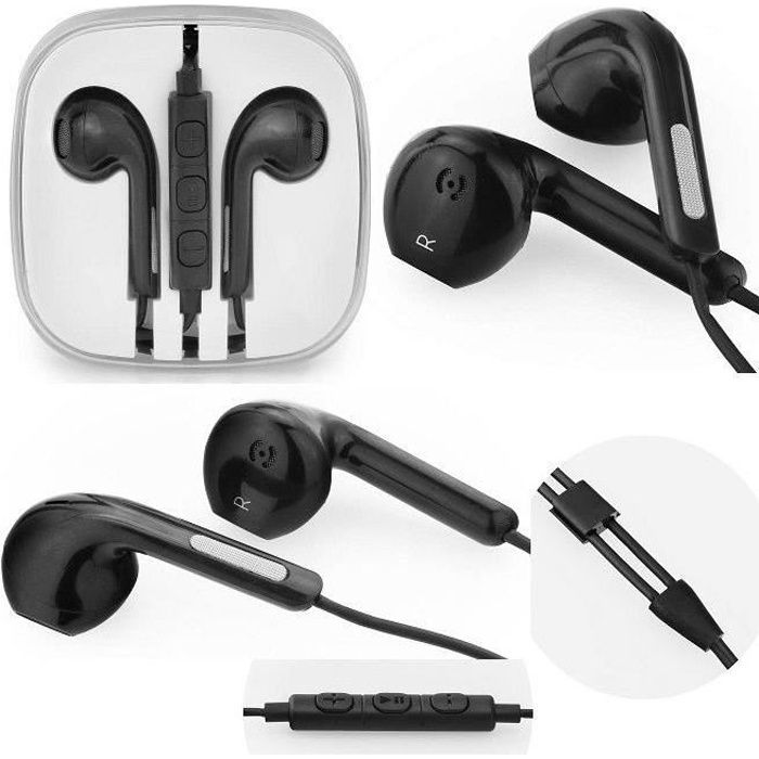 Kit pieton + ecouteur + micro ozzzo noir pour SAMSUNG Galaxy S10 G970