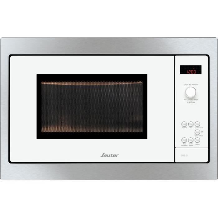 Micro-ondes encastrable monofonction SAUTER SMS4340W - Blanc - 26 L - 900 W