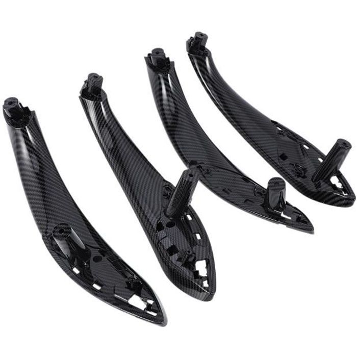 Porte IntéRieure Couleur Fibre de Carbone PoignéE de Traction à L'IntéRieur de la Garniture pour BMW SéRie 3 F30 F31 F32 F33 F34
