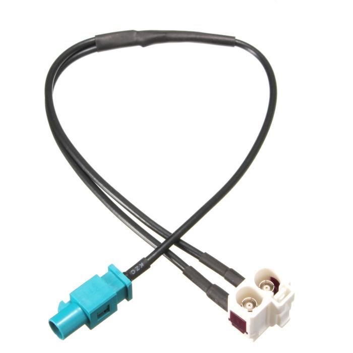 Câble Adaptateur Fakra Antenne Radio Pour VW Skoda Seat RNS310 315 510 RCD510