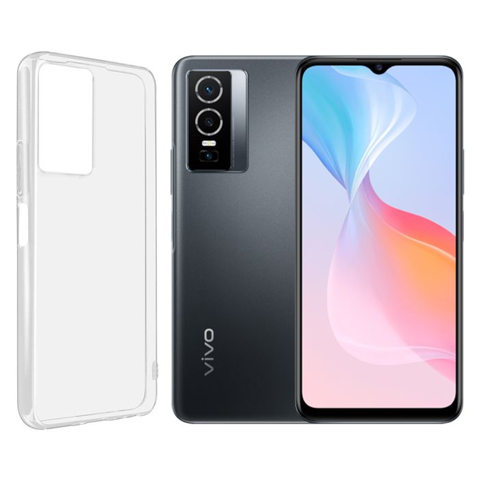 mtb more energy® Case Soft Armor compatibile con vivo Y76 5G (V2124, 6.58'') - Angoli rinforzati - Protezione fotocamera - 1,5 mm TPU - Custodia protettiva