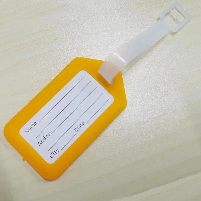 Richugui Étiquettes à Bagages En Similicuir Avec Motif Fleurs