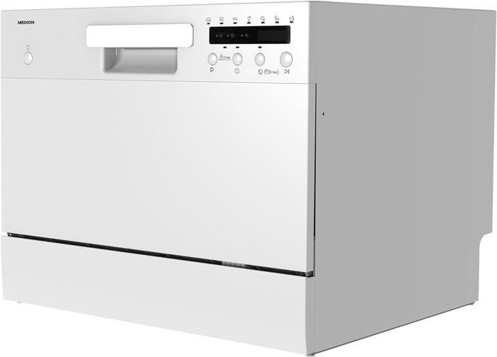 Merax Lave-Vaisselle De Table 5,7 L 5 Programmes - Réservoir Amovible + Eau Chaude 70°C - Camping-Car & Cuisine