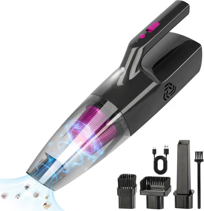 Aspirateur à Main Puissant sans Fil 9000 Pa UPLAYTECK Petit