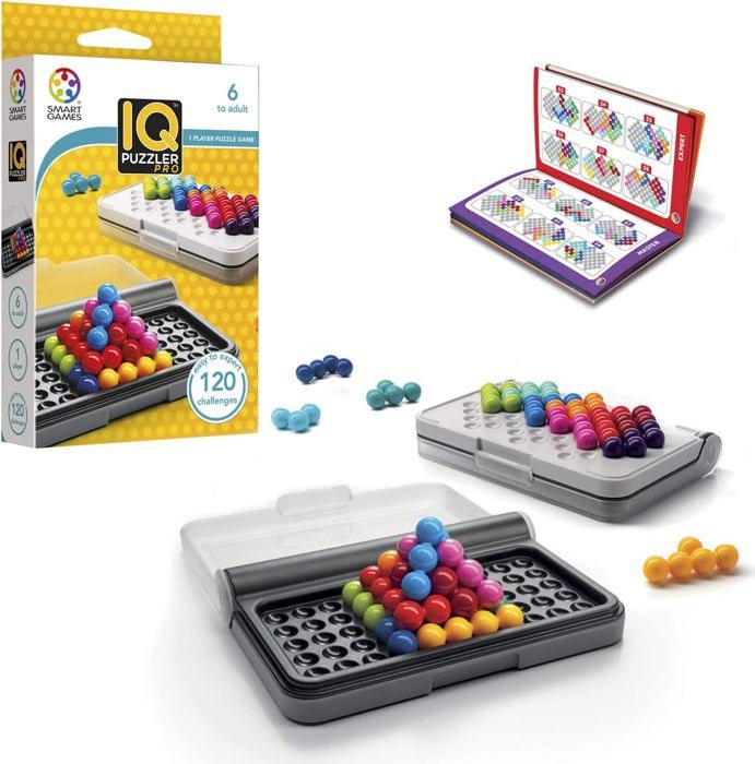 IQ Puzzler Pro – Jeu Casse-Tête 2D/3D, 200 Défis, Stimule La Logique, À Partir De 8 Ans ! - 13
