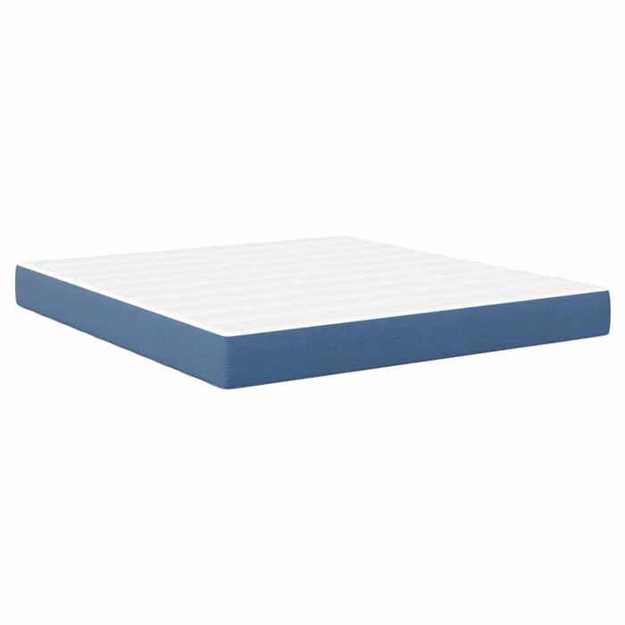 Promotion doctobre Grand matelas - de Lit avec matelas - Bleu 180x200 cm tissu FR16995