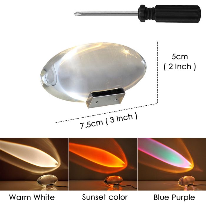 Lampe de Table design italien Led cristal oeil du ciel lampes en forme doeuf salon chambre décor lumière nuit projecteur-3 couleurs