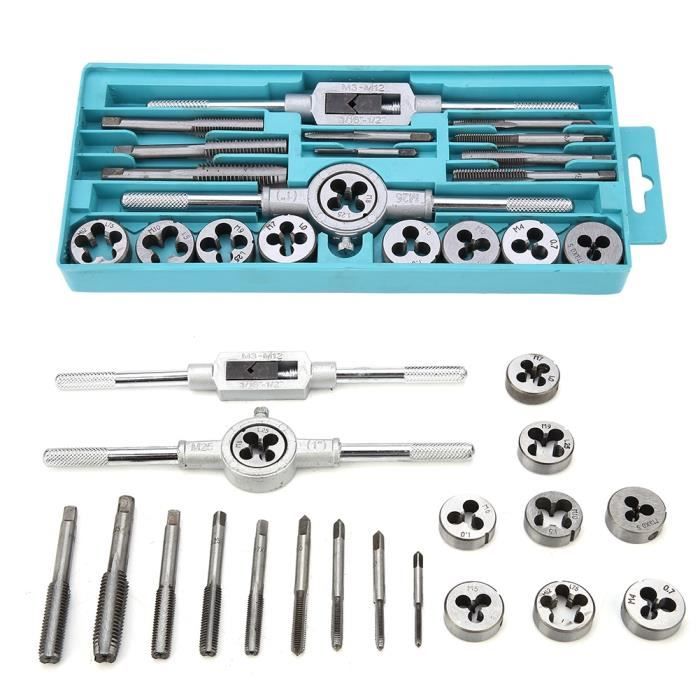 Support de robinet M3 ~ M12 clairement marqué avec taille de tarauds et filières pour auto Support de robinet M3 ~ M12 clairement marqué avec taille de tarauds et filières pour auto