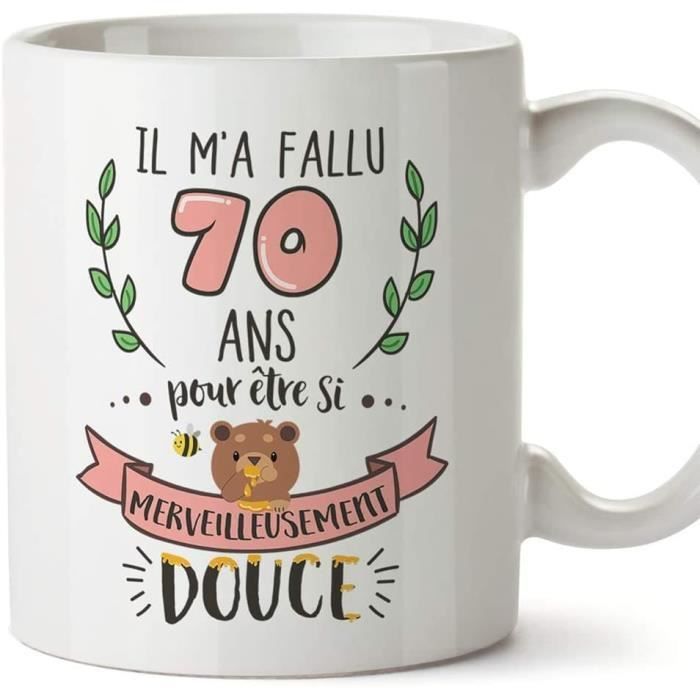 Mug Tasse 70 Joyeux Anniversaire Idees Cadeaux Droles Pour Offrir 1 Cdiscount Puericulture Eveil Bebe