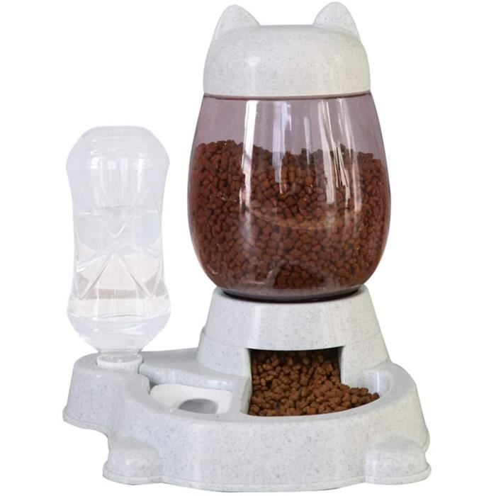 Distributeur De Croquettes Et Eau pour Chat Et Chien,2 en 1 — free download