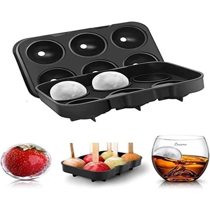 Moule à Glaces En Silicone Sans BPA - Lot Avec Bâtonnets Et Accessoires - DIY Réutilisable Pour Enfants Et Adultes - Rose